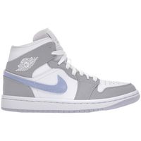 nike zapatillas altas baskets air jordan 1 gris loup aluminium para mujer