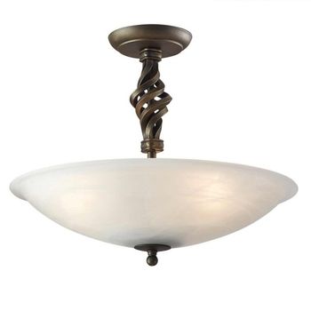 Semiplafón de techo pembroke (3 luces)