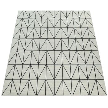 Alfombras de interior y exterior Bruna blanco 80x150 cm