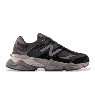 New Balance para hombre. U9060V1 Zapatillas de piel 9060 negro (42.5), Plano, Serraje, Cordones, Casual