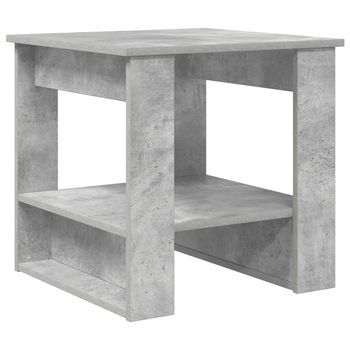 Mesa De Café Gris Concreto 51 X 50 X 50 Cm Madera De Ingeniería Vidaxl