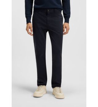 BOSS para hombre. 50510933 Pantalón Chino Slim marino (29/32), Casual, Algodón