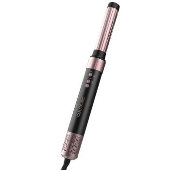 Moldeador de Pelo Cecotec Bamba CeramicCare 2in1 AirGlam Black, 1400 W, 3 Velocidades - Rosa Gold