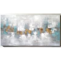 cuadro lienzo - pintura original abstracta 140x70 cm