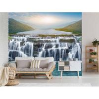 fotomural vinilo cataratas al amanecer 600 x 300 cm