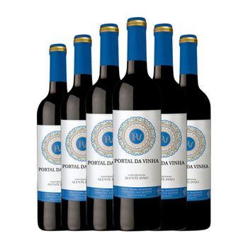 Companhia Das Quintas Vino Tinto Portal Da Vinha Red Alentejo 75 Cl 13.5% Vol. (pack De 6 Unidades)