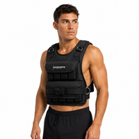 chaleco lastrado ajustable para entrenamiento fitness running