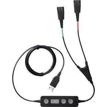 Cable formación Jabra Link 265 en Y USB a 2x QD Plug and Play negro