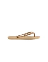 chanclas havaianas slim glitter ii mujer sand gris
