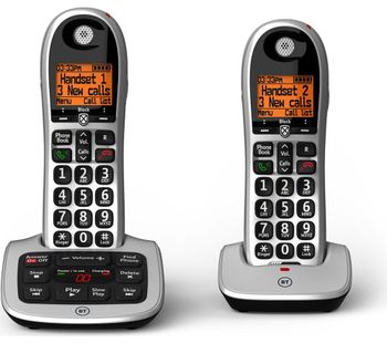 BT 4600 Cordless Phone with Answering Machine - Twin Handsets