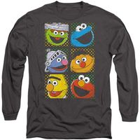 sesame street camiseta manga larga tv21233 para mujer