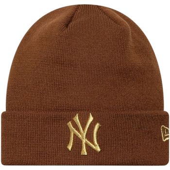 New-Era Gorro Wmns Metallic Logo Beanie New York Yankees Hat para mujer