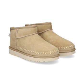 Ugg Botines Planos Mujer - Beige Talla 6