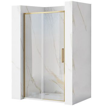Puerta De Ducha Rea Rapid Slide Brush Gold 110