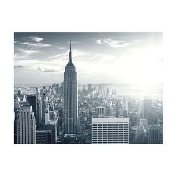 Papel Pintado 3d - Vista Del Manhattan Nuevayorke?o Al Amanecer (250x193 Cm)