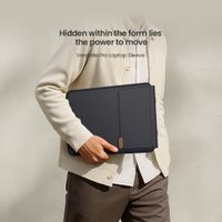 nillkin-funda versatil de cuero vegano para ordenador portatil profesional para macbook pro 13 14 15 16 pulgadas soporte ajustable alfombrilla para raton bolsa para ordenador portatil de
