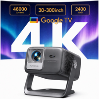 proyector wimius smart 4k con google tv enfoque automatico wifi 6 bt54 dolby cine en casa proyectores de haz de luz 300 pulgadas alto brillo