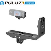puluz para insta360 x6 x5 x4 soporte de liberacion rapida de metal en forma de l para grabacion vertical y horizontal accesorios para insta360 x6 x5 x4