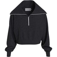 calvin klein jeans polar spacer half zip swea para mujer