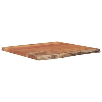 Tablero Cuadrado Madera Maciza Acacia Borde Vivo 60x60x2,5 Cm Vidaxl