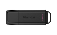 kingston 64gb portable usb 32 gen 1 datatraveler exodia black