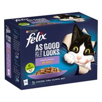 felix as good as it looks saver pack 48 x 100g - favourites selection in jelly