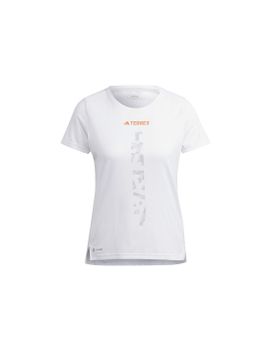 Camiseta de Trail adidas Agr Shirt Mujer Blanco