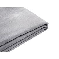 funda reemplazable en tela gris claro para cama 180 x 200 cm desmontable lavable fitou