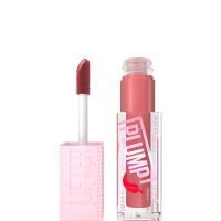 maybelline lifter gloss plumping lip gloss lasting hydration formula with hyaluronic acid and chilli pepper various shades - peach fever