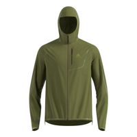 odlo zeroweight dual dry pk waterproof chaqueta para correr hombres-verde