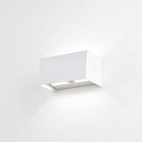 aplique led de exterior davos double 4000k 4x6w