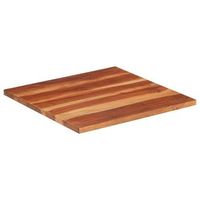 tablero de mesa  tablero de escritorio  superficie de mesa madera maciza de acacia 25-27 mm 60x60 cm