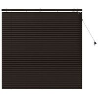 persiana veneciana marron oscuro 125 x 130 cm 35 mm vidaxl