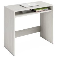 habitdesign oak mesa escritorio 79x79x43cm blanco alpes