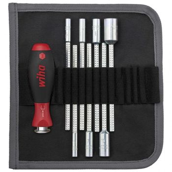 Wiha System 6 Set Destornillador + 7 Puntas + Bolsa Enrollable