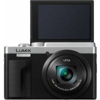 panasonic lumix dc-tz95eb-s superzoom compact camera - silver silver