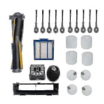 Piezas De Repuesto Para Robot Aspirador Iq Rv1001ae Rv101, Cepillo Lateral Principal, Filtro Hepa, Trapo De Algodón