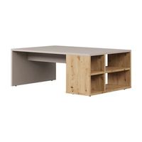 mesa de centro danny 90 x 60 cm con estantes vicco