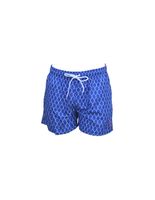 banador ras grid azul hombre estampado