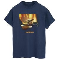 disney camiseta manga larga the mandalorian para mujer