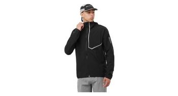 Chaqueta impermeable salomon bonatti trail negra hombre