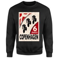 six days copenhagen sweatshirt - black - m - black