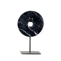 disco decorativo marmol bazar bizar soporte m - negro