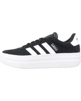 de ADIDAS ZAPATILLAS PLATAFORMA ADIDAS COURT BOLD J NEGRAS CON RAYAS BLANCAS NEGRO