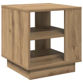 Mesa De Café - Mesa De Centro Madera De Ingeniería Roble Artisan 40x40x43 Cm