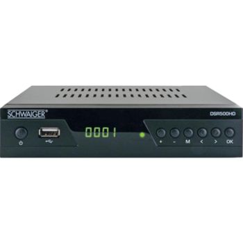 Descodificador Schwaiger DSR500HD Full HD Cable Negro