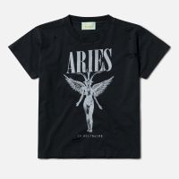 aries destroyed nirvana cotton-jersey t-shirt - l