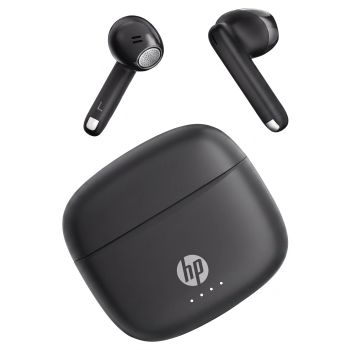 HP H10J TWS Auriculares Inalámbricos Bluetooth 5.4, controladores de 10 mm, sonido espacial 360°, ENC, cancelación de ru