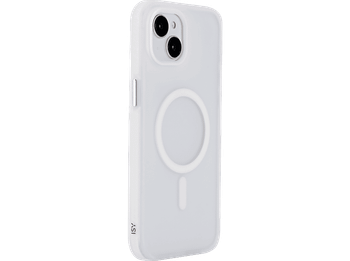 Funda móvil - ISY ISC 2446, Carga Magsafe, Para iPhone 15 Plus, Blanco