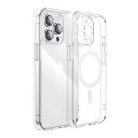 funda para movil joyroom jr-14d7 transparente magnetica tpu y pc para iphone 14 plus